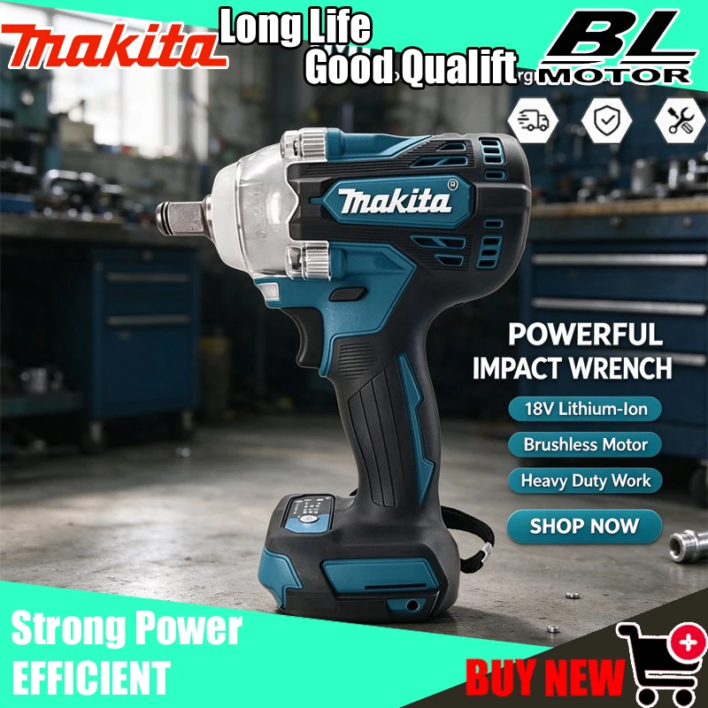 Makita Drill Dtw300 - مفتاح ربط كهربائي لاسلكي بدون فرشاة