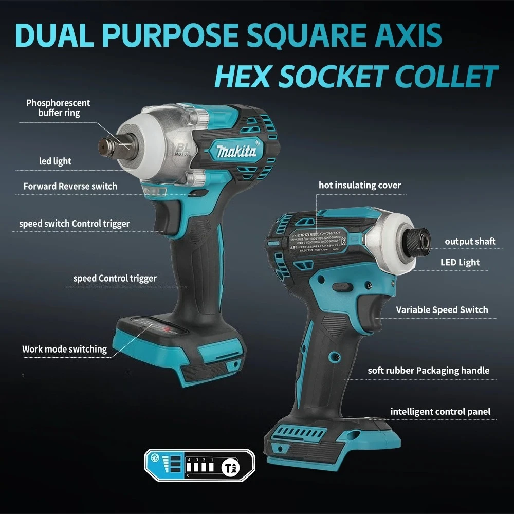 مفتاح ربط كهربائي لاسلكي بدون  - مراجعة Makita Drill Dtw300 وسعره