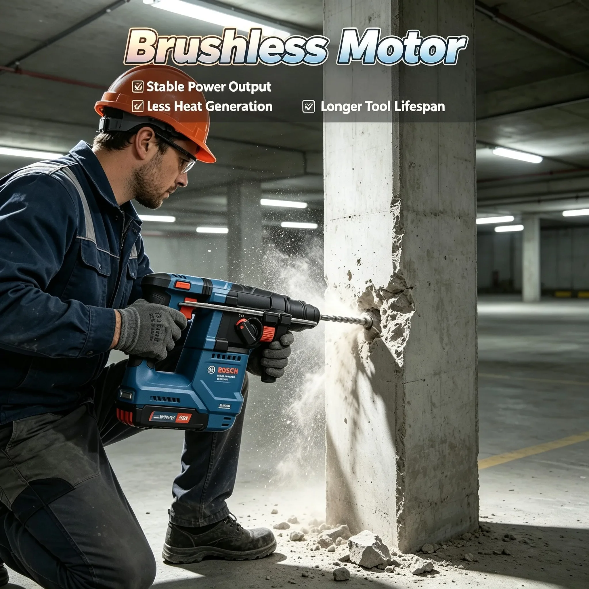 مطرقة دوارة لاسلكية BOSCH GBH  - مراجعة Power Tools Professional وسعره